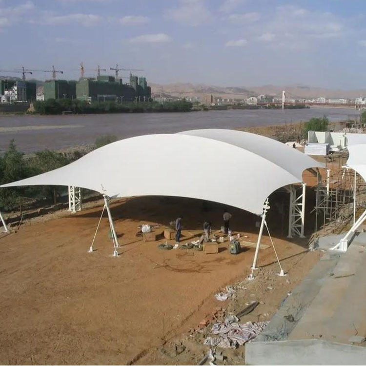 巴马膜结构汽车棚